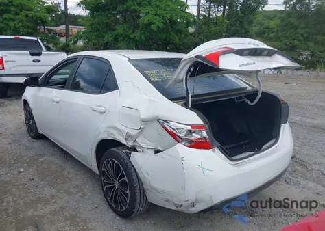 2016 Toyota Corolla S Plus from USA, damaged, VIN 2T1BURHE2GC481998